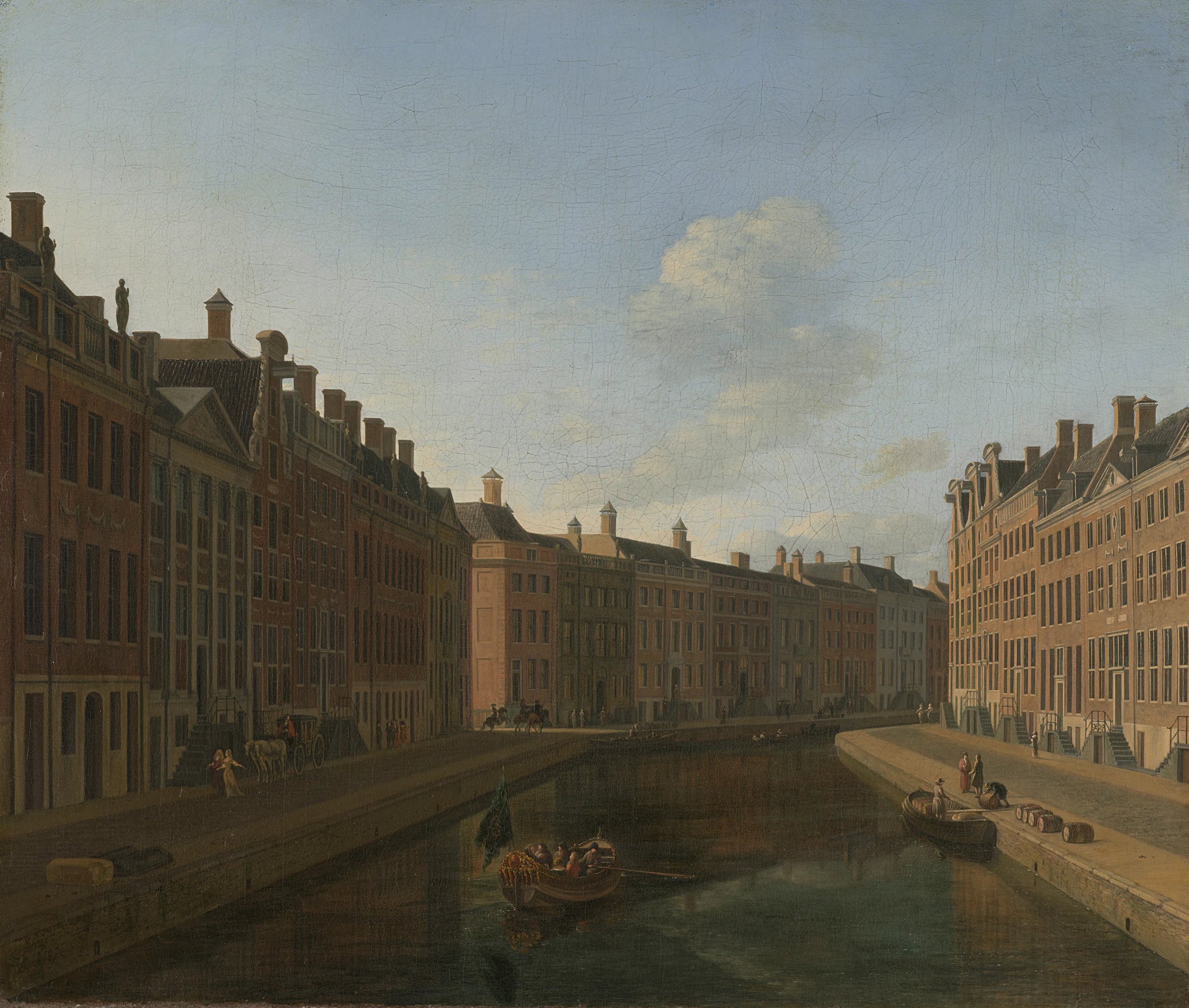 Le virage du Herengracht - Gerrit Berckheyde