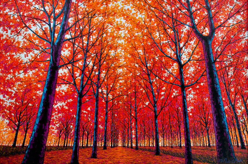 Осеннее лицо | 150 х 100 см