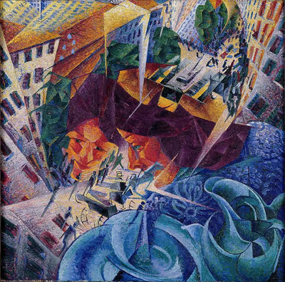 Visions simultanées - Umberto Boccioni - Alpha Reproduction