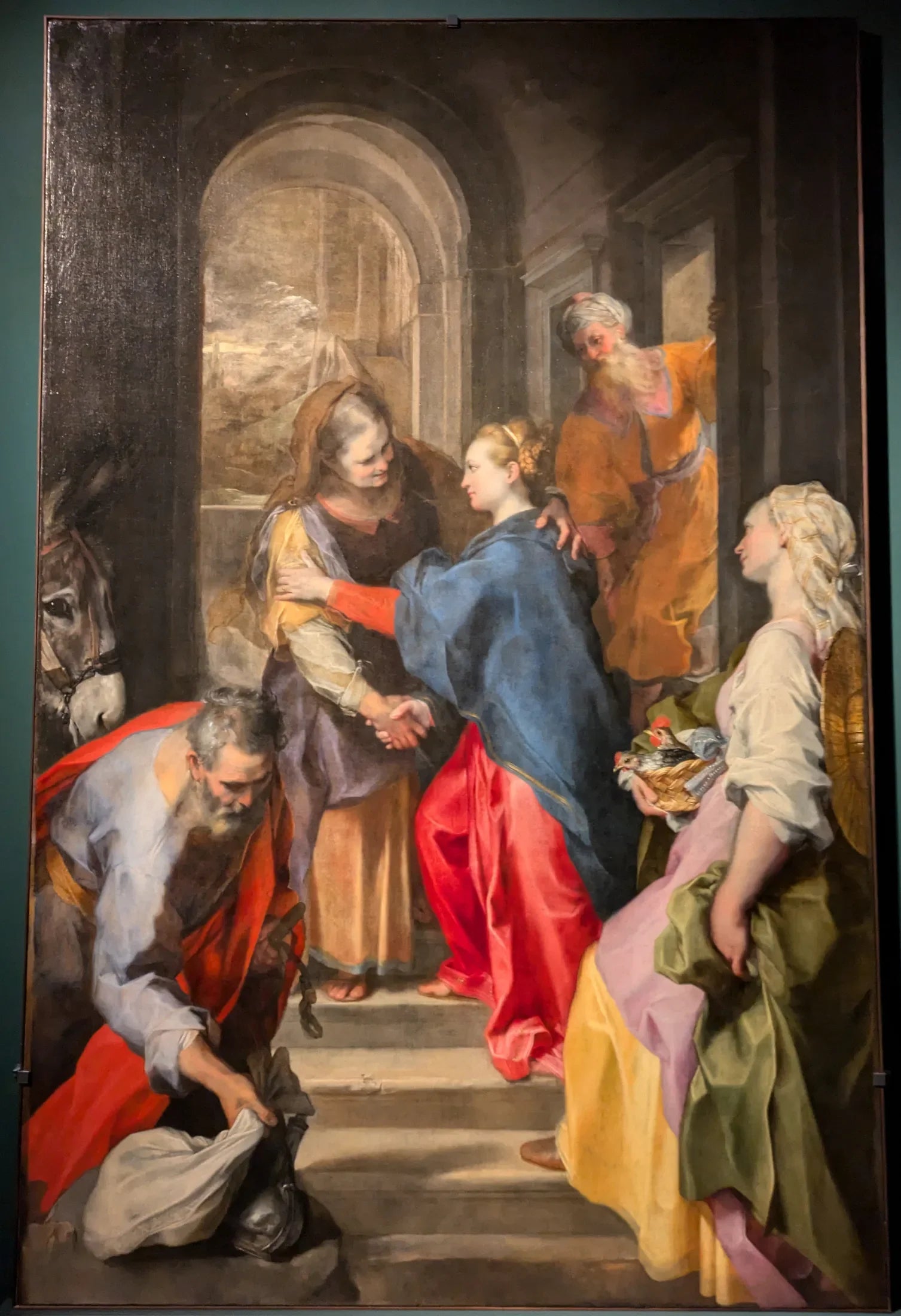 Visitation - Federico Barroci image 1 copie peinte à la main à l’huile