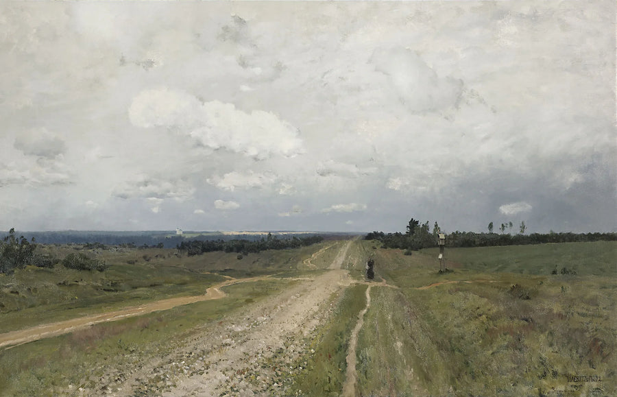 Vladimirka - Isaac Levitan image 1 tableau peint à l’huile sur toile
