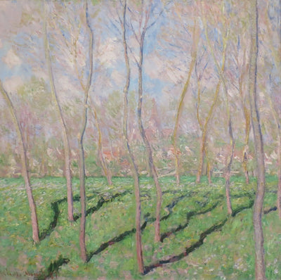 Reproduction du tableau « Vue de Bennecourt - Claude Monet » par Alpha Reproduction en peinture à l’huile