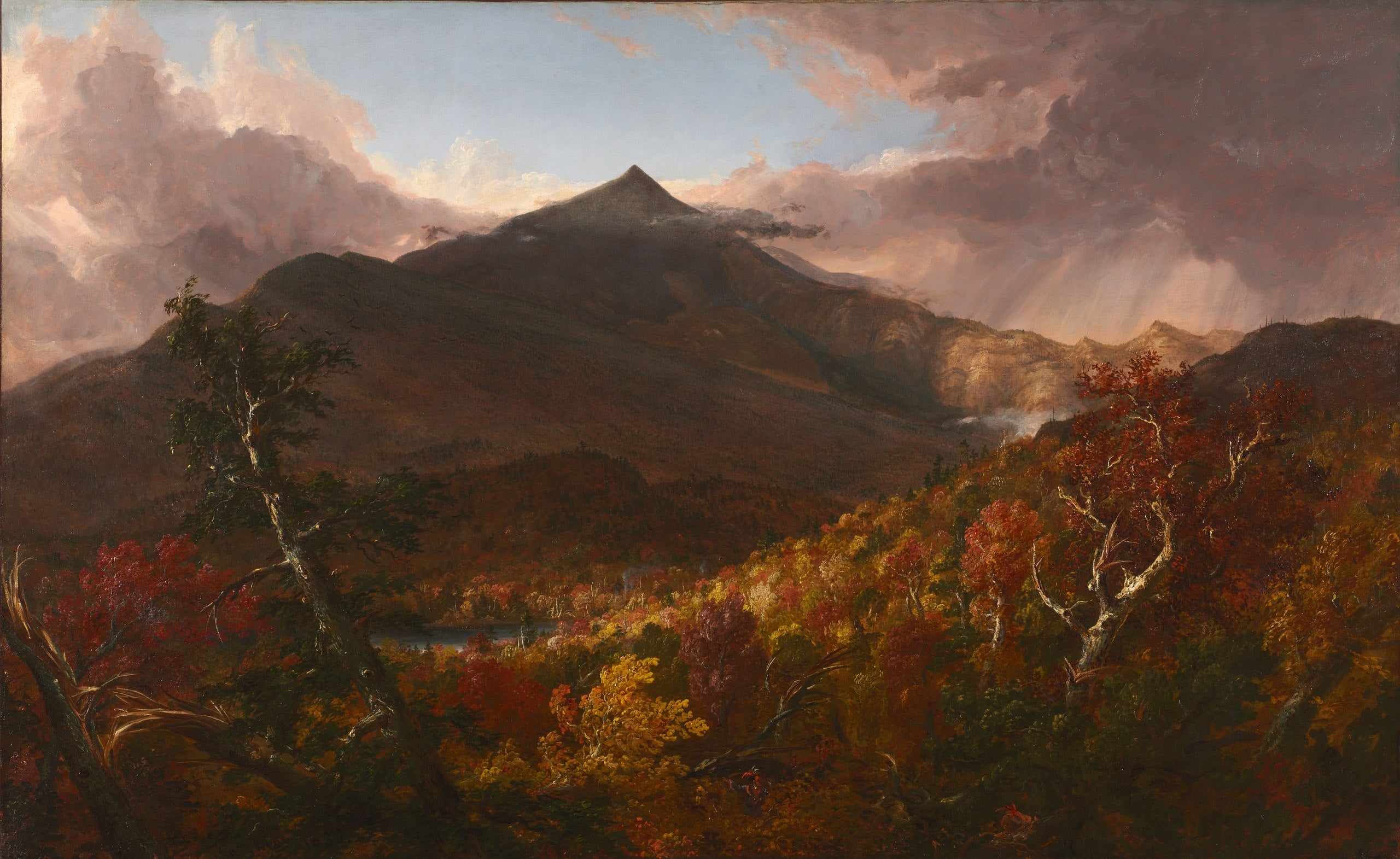 Vue de la montagne Schroon comté d’Essex New York après une tempête - Thomas Cole - Alpha Reproduction