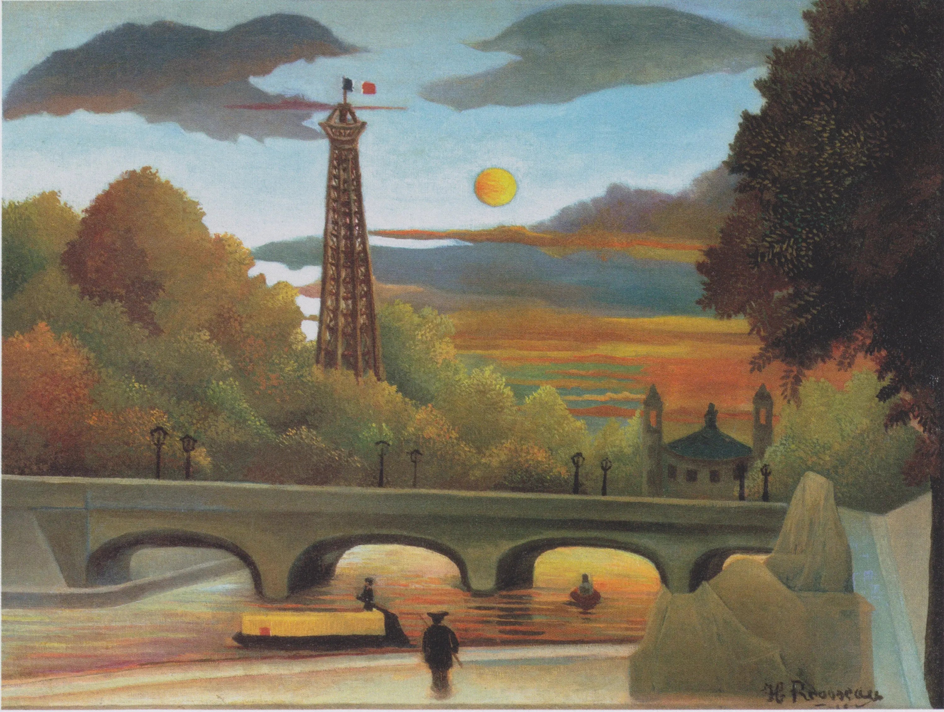 Vue de la tour Eiffel - Henri Rousseau - Alpha Reproduction