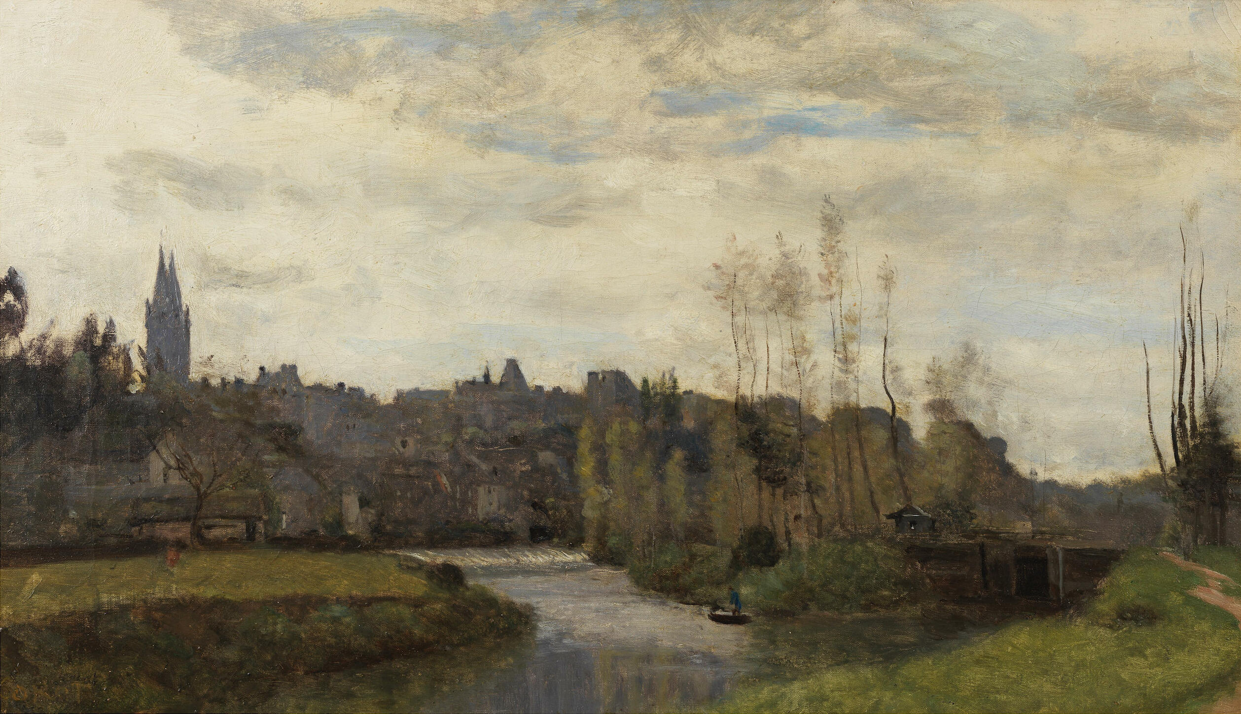 Vue de Saint-Lô - Jean-Baptiste Camille Corot - Alpha Reproduction