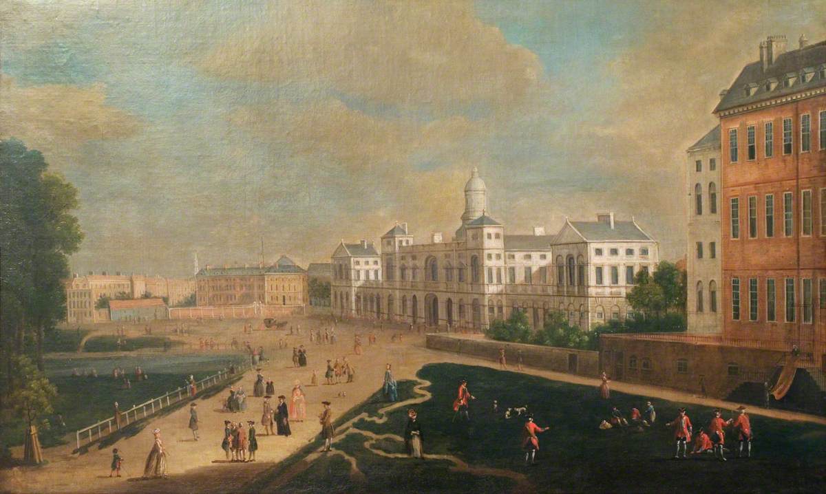 Vue de Whitehall New Horse Guards - Canaletto - Alpha Reproduction