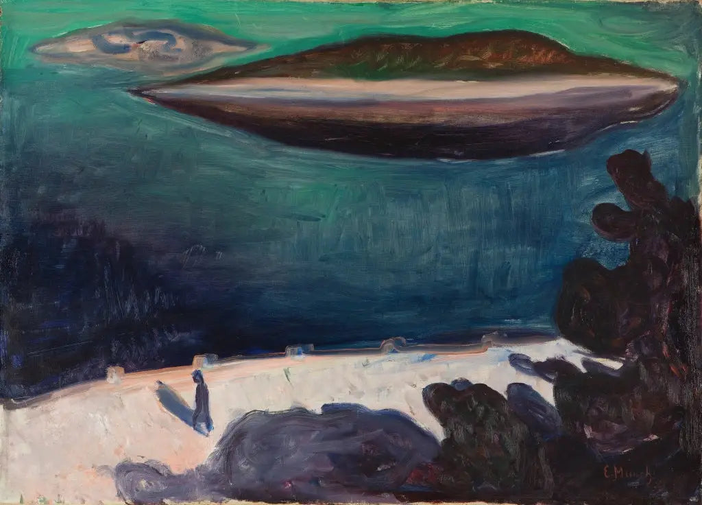 Reproduction du tableau « Vue depuis Nordstrand - Edvard Munch » par Alpha Reproduction en peinture à l’huile