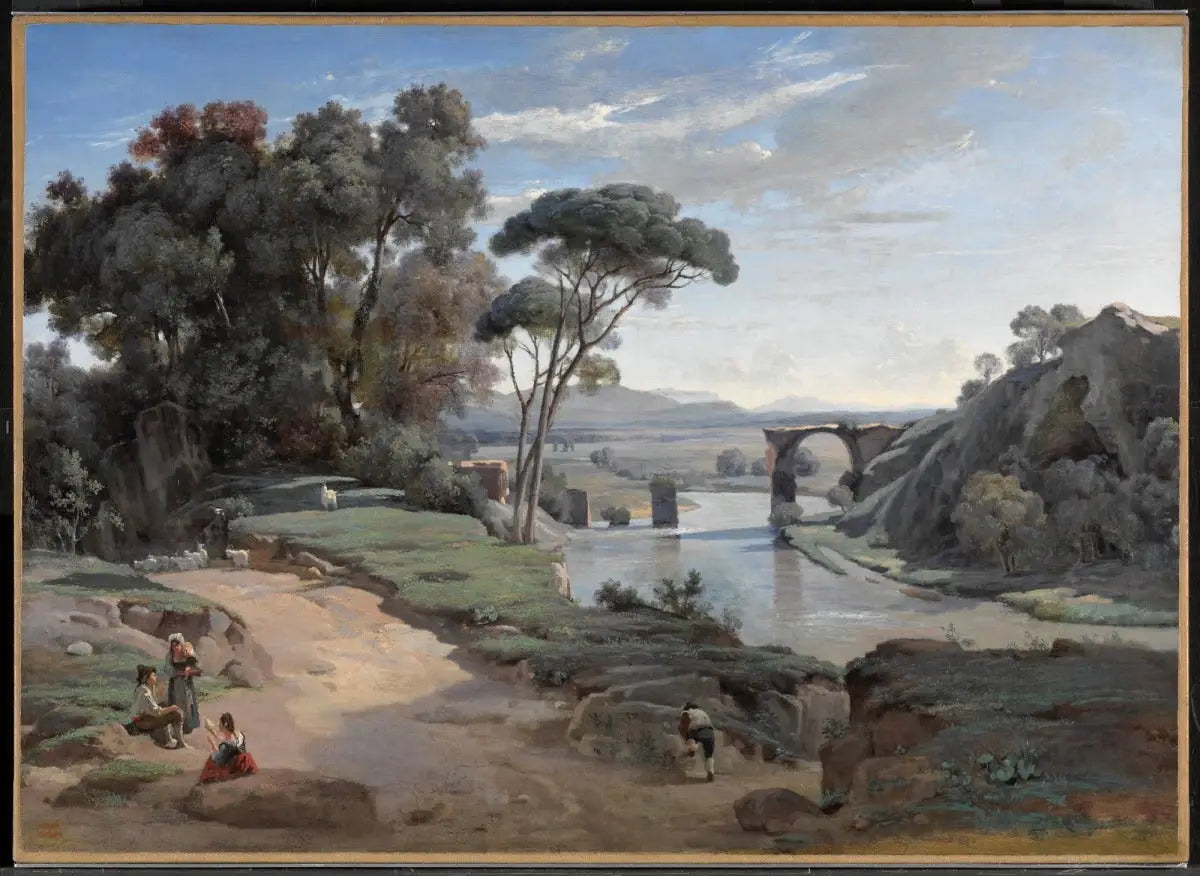 Vue prise à Narni - Jean-Baptiste Camille Corot - Alpha Reproduction