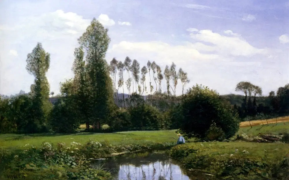 Reproduction du tableau « Vue prise à Rouelles - Claude Monet » par Alpha Reproduction en peinture à l’huile