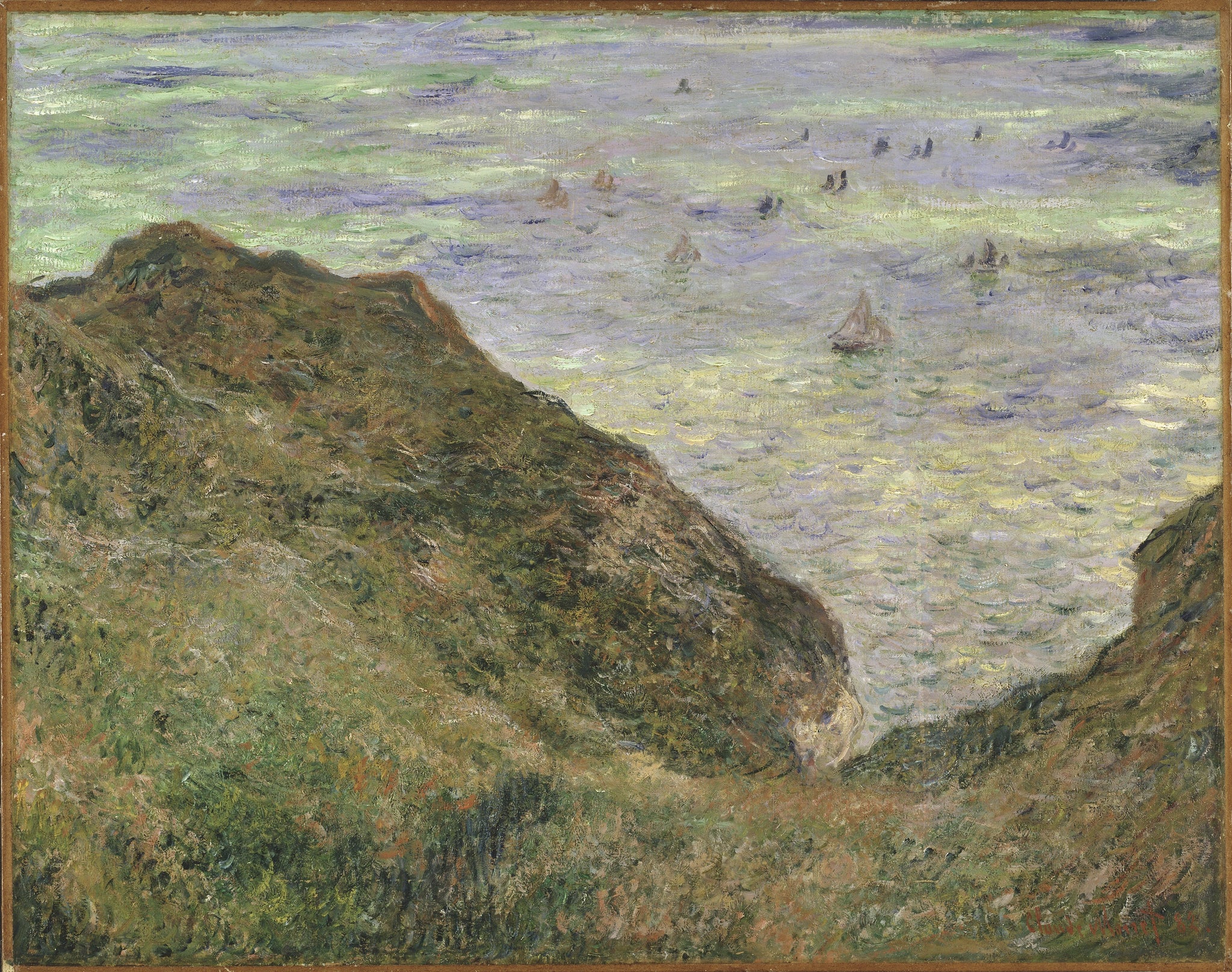 Vue sur la mer W755 par Claude Monet, Nationalmuseum de Stockholm