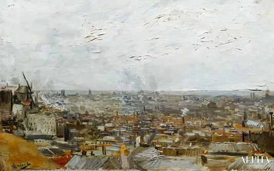 Vue sur Paris de Montmartre - Van Gogh - Reproductions de tableaux et peintures haut de gamme