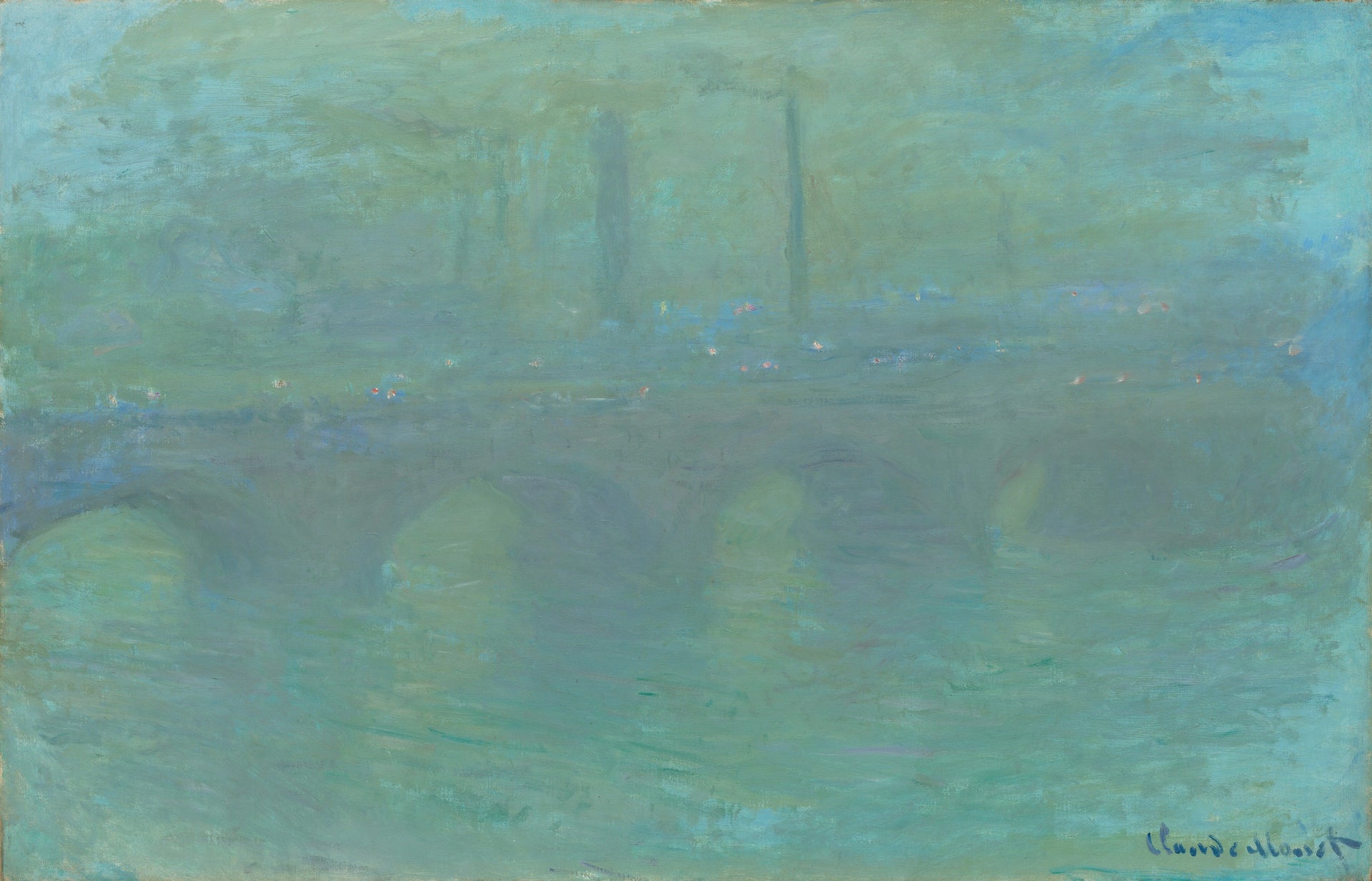 Waterloo Bridge, London, at Dusk de Claude Monet – National Gallery of Art 1983.1.27
