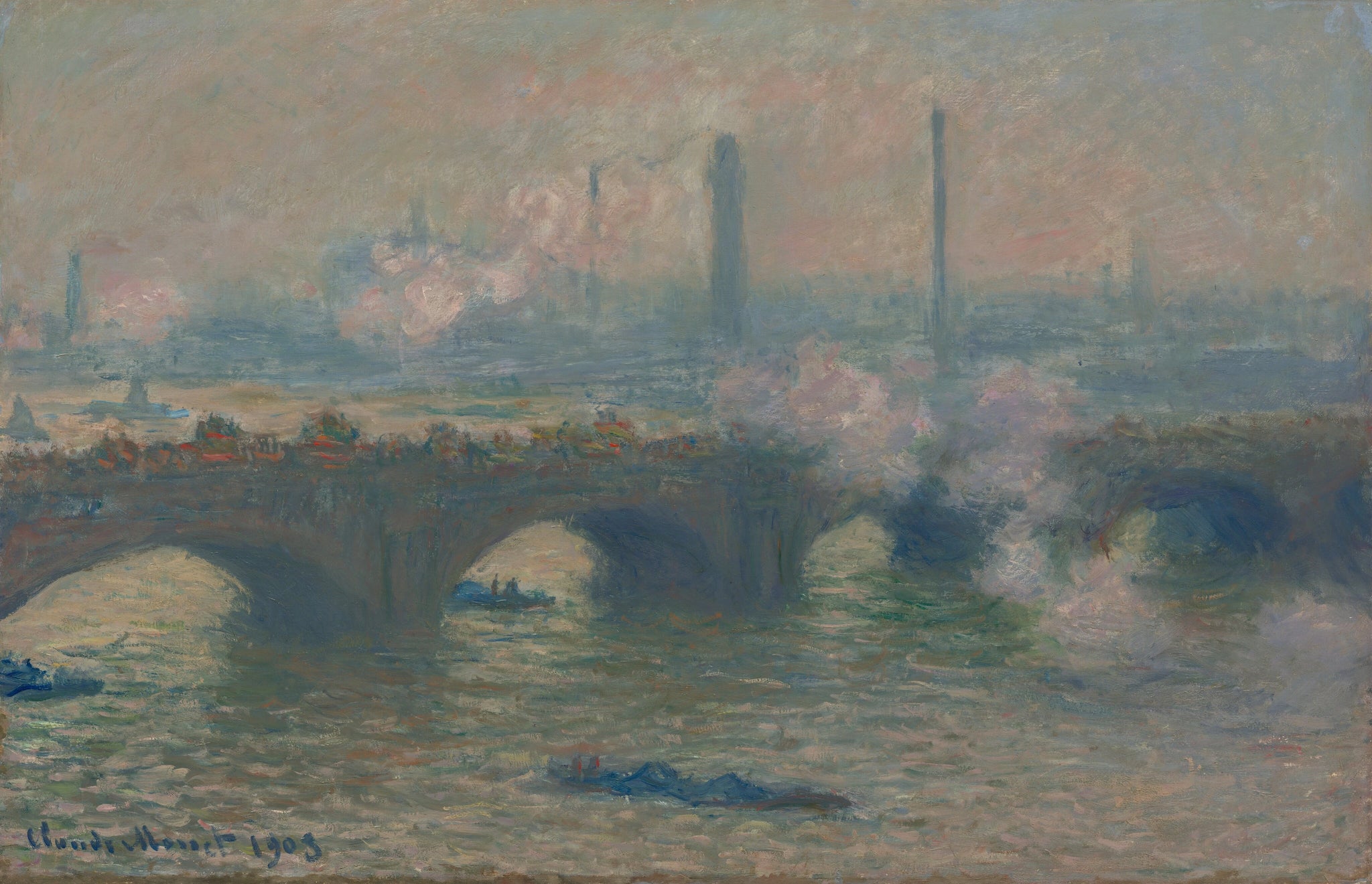 Waterloo Bridge, jour gris de Claude Monet – National Gallery of Art 1963.10.183