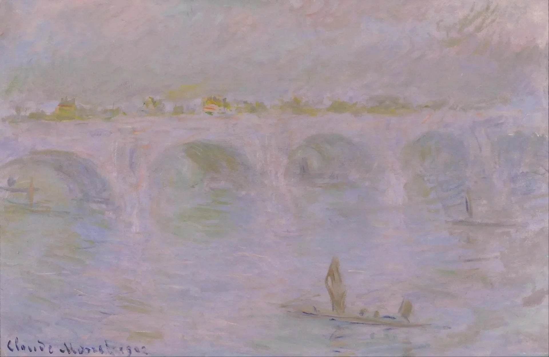Waterloo Bridge in London de Claude Monet, 1902 – Musée national de l’Art occidental P.1959-0155