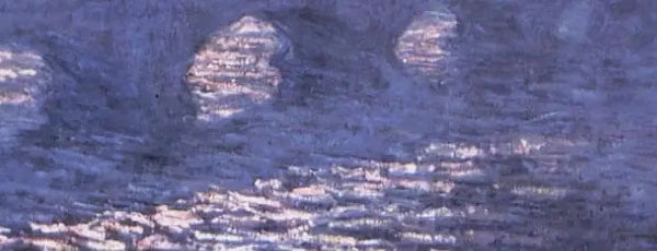 Détail de la lumière argentée sur la Tamise dans Waterloo Bridge W1577
