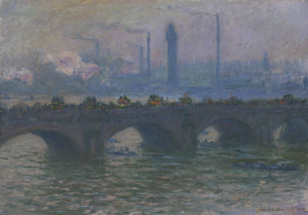 Waterloo Bridge de Claude Monet – vue complète, Worcester Art Museum