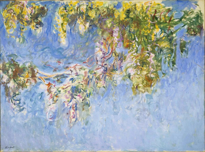 Вистерия, Мемориальный художественный музей Аллена, 1909 г. - Клод Моне